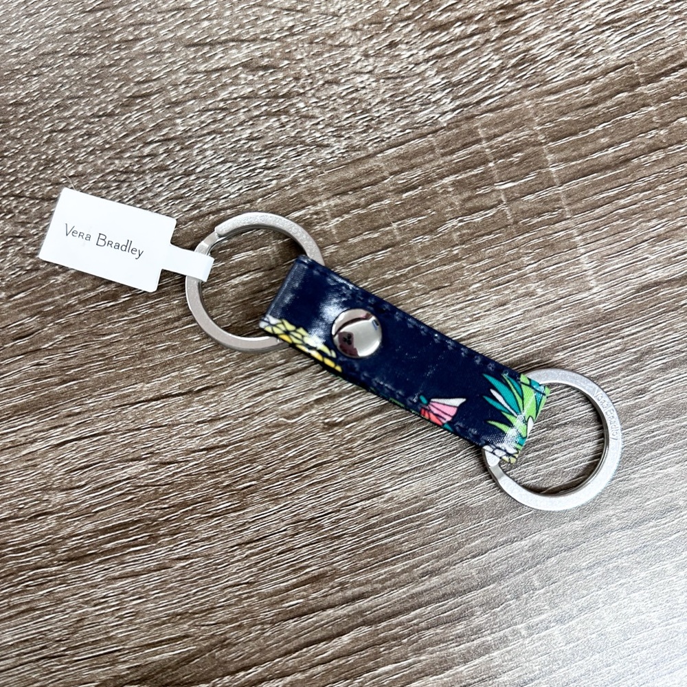 Vera Bradley - Twice As Nice Keychain - Toucan Party - NWT